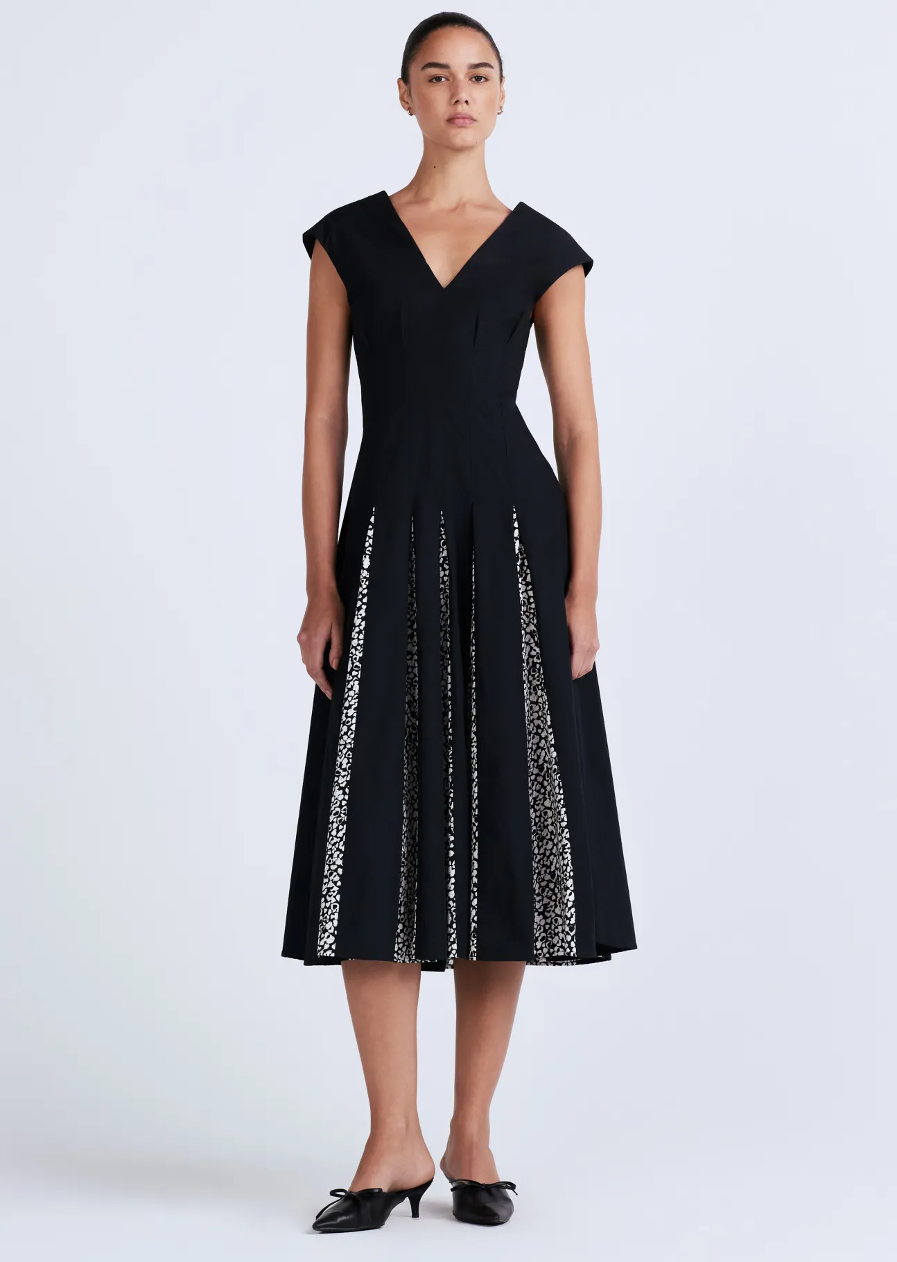 Ella Sleeveless Godet Dress