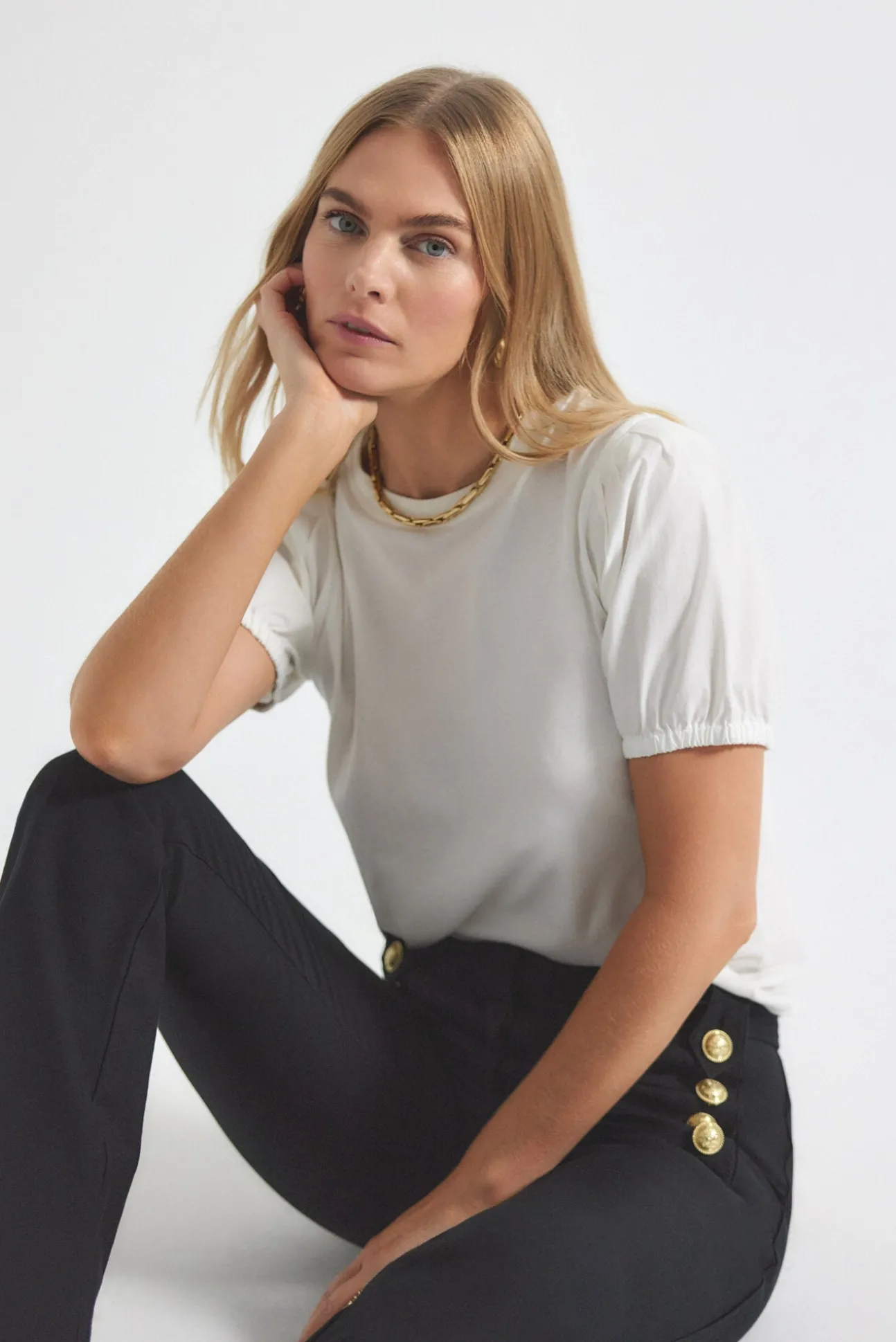Eva Puff Sleeve T-Shirt